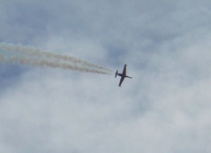 Kuva Fouga Magister -hävittäjästä ilmassa