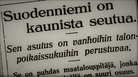 Satakunnan Kansa 31.10.1937
