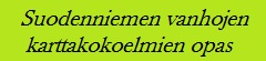 Avaa tästä Suodenniemen vanhojen karttakokoelmien opas